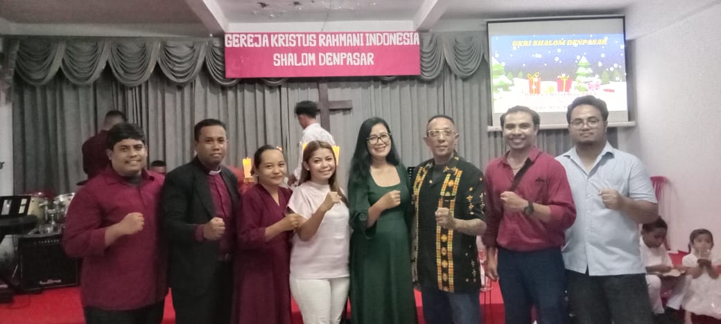 Ketua Pasukan 08 Bali Hadiri Natal GKRI Shalom Denpasar: Pesan Kasih di Tengah Harmoni Bali