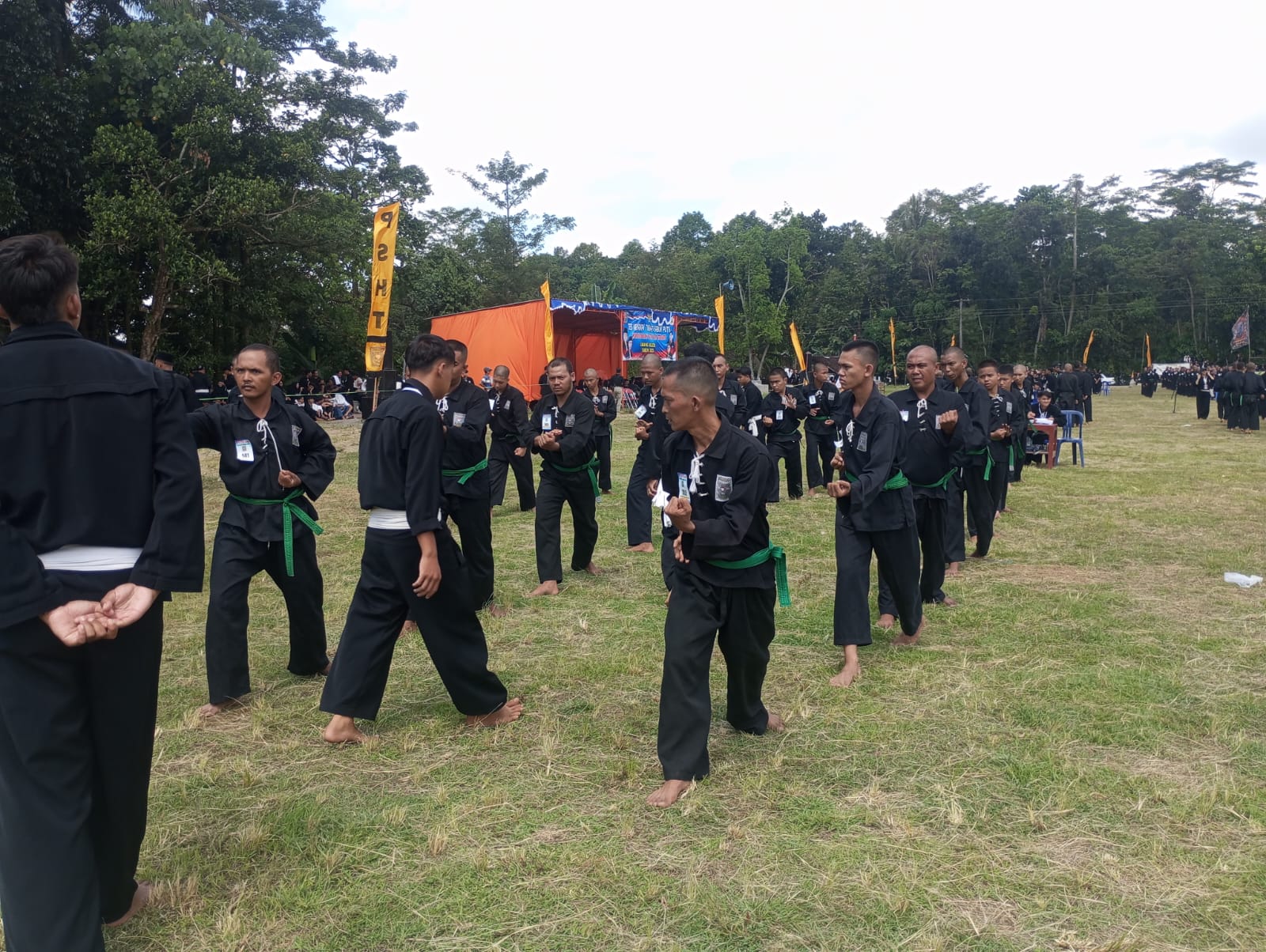 180 Pesilat PSHT Klaten Ujian Naik Tingkat: Antara Keringetan, Pencak, dan Pencitraan Budi Luhur