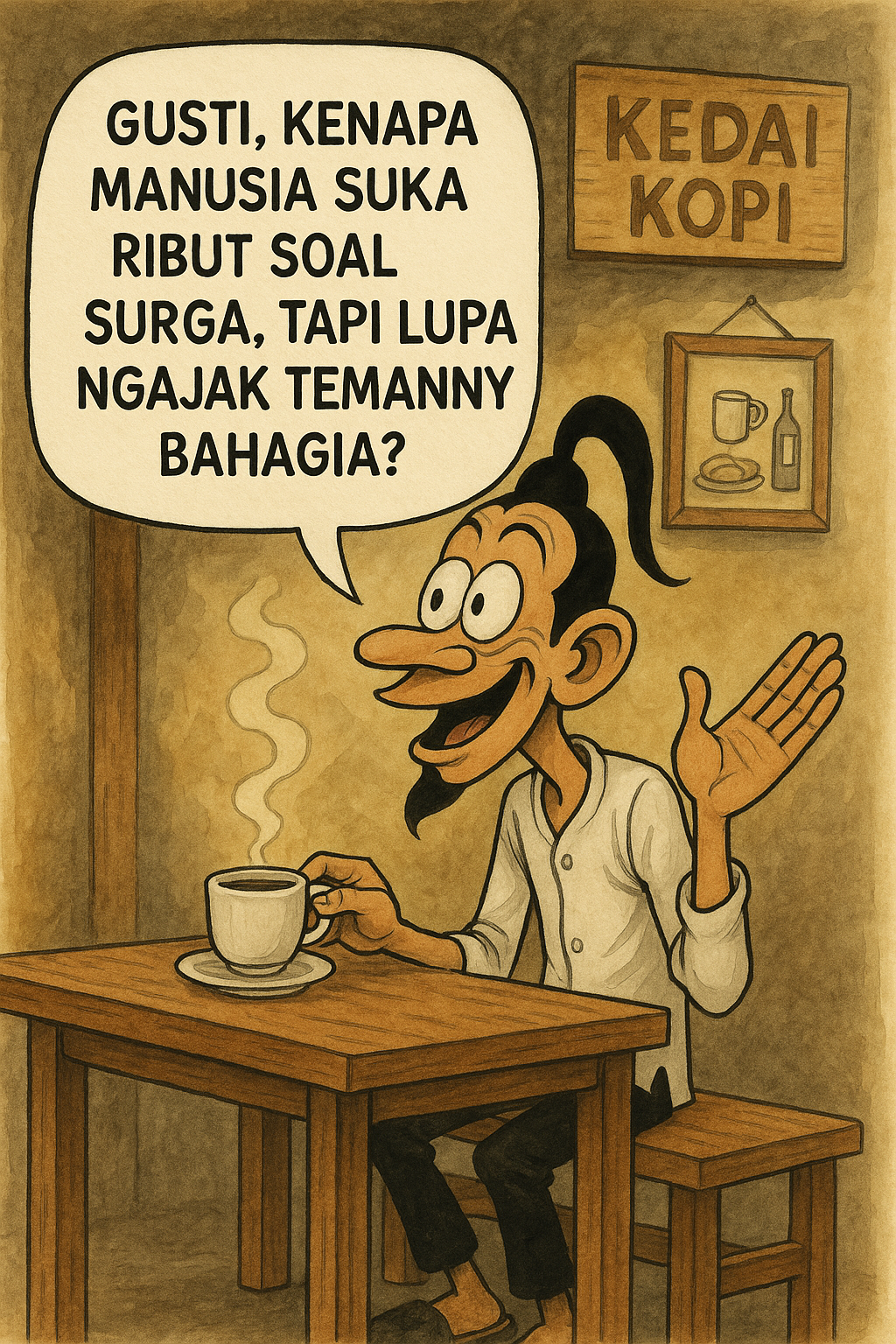 Serial Petruk Rumi  Episode 2: “Ngopi Bersama Tuhan”