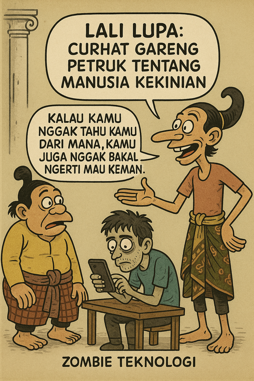 Lali Lupa: Curhat Gareng Petruk Tentang Manusia Kekinian
