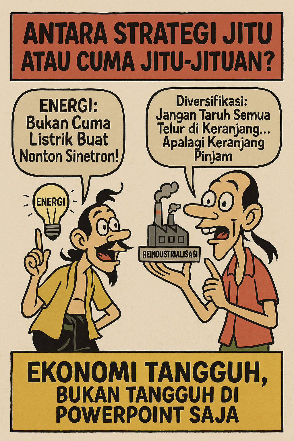 Ekonomi Indonesia vs Badai Global: Antara Strategi Jitu atau Cuma Jitu-jituan?