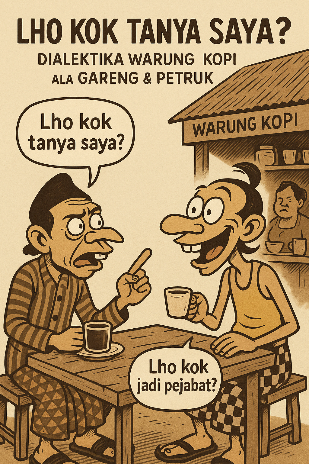 “Lho Kok Tanya Saya?”