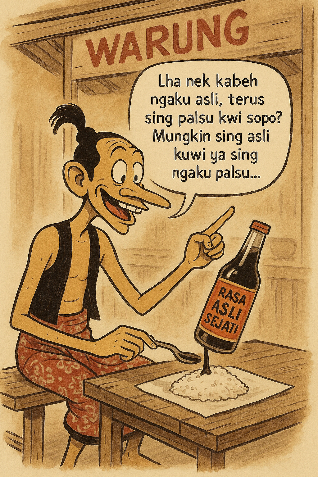 Serial Petruk Rumi  Episode 1: “Petruk dan Kecap yang Maha Benar”