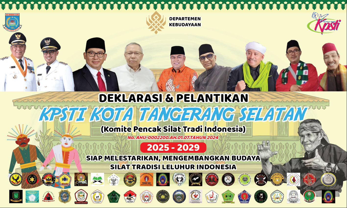 Gemuruh Silat di Tangsel: KPSTI Deklarasi, Pelantikan, dan Semangat Menyambung Urat Budaya yang Hampir Putus Tangerang Selatan – garengpetruk.com
