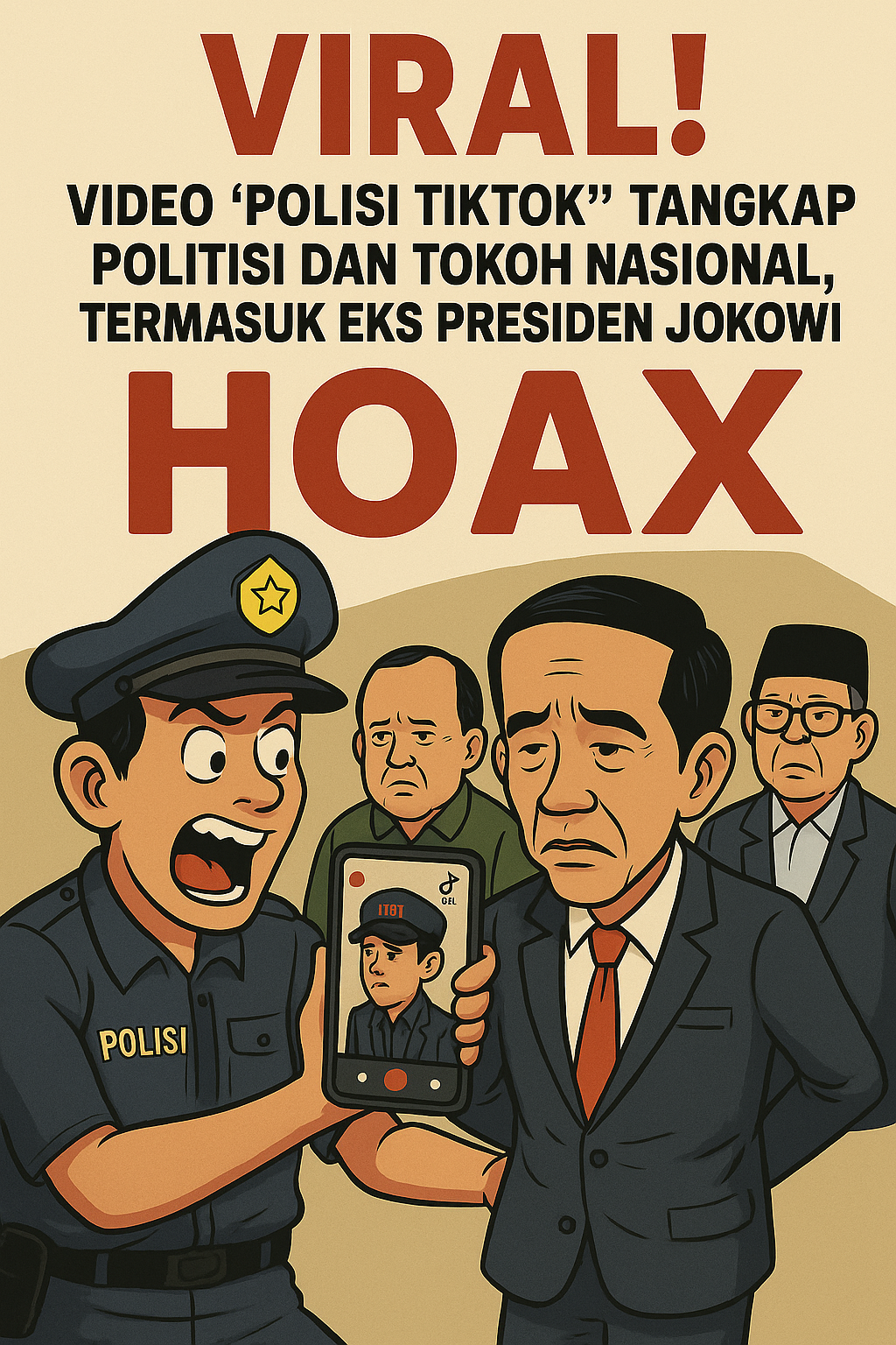 Viral “Polisi TikTok” Tangkap Politisi! Satire, Seni, atau Sumbu Pendek Demokrasi?