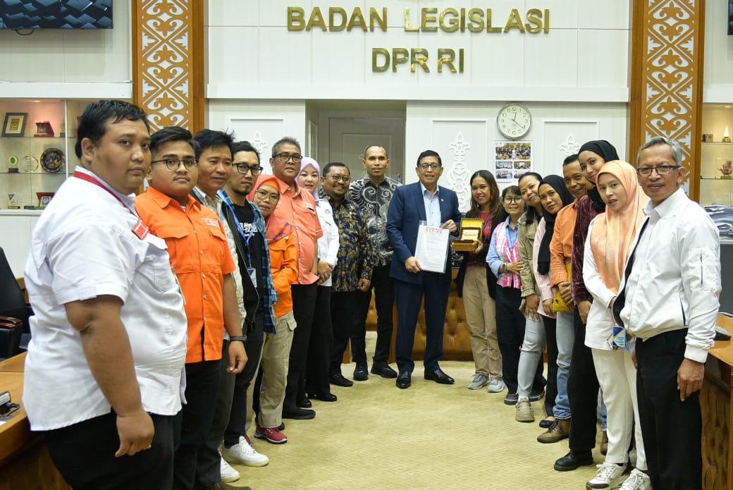 Suasana pertemuan KSP PB dengan DPR